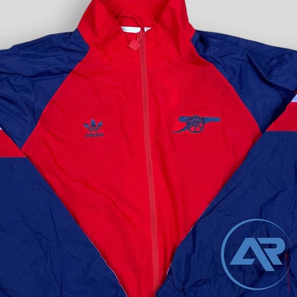 Adidas Originals OG Arsenal Track Jacket Gunners Size Medium  IS6503 Red Blue - Picture 4 of 6